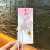 Llavero de campanilla de viento de gato creativo y lindo, colgante exquisito estilo Miu para bolso, llavero popular para regalo pequeño al por mayor