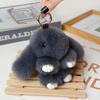 Pendente de Coelho de Pelúcia Imitação de Pelo de Coelho Rex Pingente de Bolsa de Coelho Pingente de Coelho MengMeng Pingente de Coelho Morto de Pelúcia