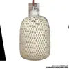Lanternas de Bambu, Abajures Puramente Feitos à Mão, Lustres para Casa, Decoração de Lazer Estilo Zen Retrô, com Lâmpadas e Soquetes