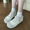 Calcetines Cortos para Mujer Verano Malla Fina Transpirable Blanco Estilo Ballet con Zapatos de Cuero Pequeños Verano Ins Tendencia Mujer Tubo Corto