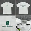Marca da moda atacado transfronteiriço para comércio exterior Amazon: camiseta de manga curta tubarão de alta resistência, camiseta cabeça de macaco BAPE