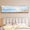 Pintura al óleo de Shenzhen Dafen Village, estilo crema, junto a la cama, pintura moderna minimalista para dormitorio, pintura colgante, mural de pared para fondo de dormitorio principal