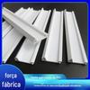 Perfil de PVC extrudado personalizado perfil de plástico de proteção ambiental Perfil de suporte de perfil de tubo de plástico de PVC