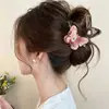 Presilha de Cabelo Pentagrama Borboleta Doce para Mulheres 2026 Nova High-End Presilha para Parte de Trás da Cabeça Estilo Coreano Presilha de Tubarão Acessórios de Cabelo