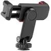 Expansión para Disparo con Cámara Soporte para Teléfono Móvil Disparo Cenital de 360 Grados Plegable Clip para Teléfono Móvil Soporte Multifunción para Teléfono Móvil con Zapata Fría para Cámara