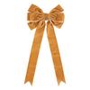 Guirnalda festiva personalizada, cinta de regalo, adornos colgantes rojos, decoración para la copa del árbol de Navidad, cinta de terciopelo, lazo grande