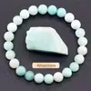 Pulsera Popular Transfronteriza Temu Xiyin Tk con Cuentas Hecha de Aventurina Verde Ojo de Tigre Pulsera Elástica Hecha a Mano