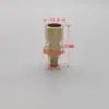 Boquilla de Agua Abierta Extendida Roscada Boquilla de Agua Americana Máquina de Temperatura de Molde Conector Macho Rápido N9 Tapón de Molde de Cobre