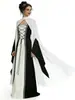 Novo Conjunto de Vestido Palaciano Retrô com Capa para Festa a Fantasia Medieval Vitoriana