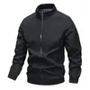 Jaqueta Masculina Nova Primavera e Outono 2025 M-8XL tamanho plus size Profissional Transfronteiriça Principal Empurrão Versão em Inglês