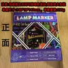 Embalagem Inglesa Caneta Fluorescente 8 Cores Giz Líquido Apagável LED Eletrônico Quadro Fluorescente Quadro de Luz Caligrafia Colorida Publicidade Luz