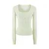 Blusa de tricô allure pura com decote quadrado, botões e manga longa, nova moda outono, slim fit, cor sólida, base hot girl
