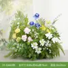 Caixa de floreira com flores artificiais HY-EA6 para criar divisórias de paisagismo, decoração de vitrine Jardim de Monet, plantas verdes simuladas