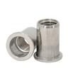 Acero inoxidable 304 cabeza plana grano vertical tuerca remache de extracción accesorios remaches moleteados grano recto tuerca remache M3-M12 tuerca brocado