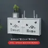 Router Inalámbrico Caja de Almacenamiento Wifi Sin Taladro Estante de Pared Puede Estar de Pie o Colgarse en la Pared para Cubrir la Caja del Medidor Eléctrico