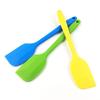 Utensilios para hornear de tamaño pequeño, raspador de silicona integrado, raspador de mantequilla, espátula para mantequilla, herramientas para hornear pasteles, selección multicolor
