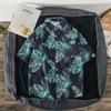 Camisa floral vintage de manga corta estilo Hong Kong, estilo hawaiano, informal, holgada, combinable con todo, para vacaciones en pareja.
