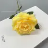 Flor Artificial Flor Única Rosa Diamante Atacado Arranjo de Flores Romântico para Casamento Decoração de Parede de Flores Arranjo de Flores Dia dos Namorados Flor Artificial