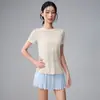 Top Calado sin Espalda, Ligero y Transpirable, Conjunto de Ropa de Yoga Adelgazante, Ropa Deportiva para Entrenamiento Fitness de Pilates para Mujeres