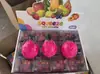 Juguete squishy de fruta para aliviar el estrés, juguete de simulación realista para aliviar el estrés y desahogarse, bloques de fruta coloridos rellenos de harina