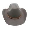 Sentido avanzado de accesorios de diamante medio sombrero al por mayor sombrero vaquero Amazon transfronterizo estilo europeo y americano británico sombrero de jazz hombres y mujeres