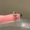 Colección Serie Colgante Clavos de Hueso de Oreja Pendientes de Tornillo de Acero de Titanio Perforación de Oreja para Mujer Pendientes de Clavo Coclear