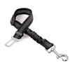Hebilla de seguridad para coche para perro artefacto de paseo asiento de seguridad trasero extensión cuerda de tracción ajustable cuerda telescópica para mascota