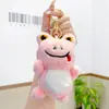 Lindo llavero de cordero de peluche, muñeco de peluche, colgante para bolso de pareja, juguete de máquina de peluches, accesorio de regalo