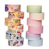 Suministro de Comercio Exterior Lindo y Juguetón Básico Arte Infantil Animales Juguetones Papel Washi con Lámina Dorada Planificador Pegatinas Transfronterizas