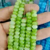 Cuentas de Ábaco Teñidas al Agua de 8x5 mm, Cuentas de Vidrio que No se Desvanecen, Cuentas Sueltas de Vidrio, Materiales para Joyería de Pulseras, Venta al por Mayor para Manualidades con Cuentas