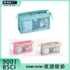 Fabricante de Bolsas de Cosméticos al por Mayor Estilo Coreano Viaje Malla de Malla Bolsa de Artículos de Tocador Portátil Bolsa de Almacenamiento Colgante