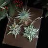 Nuevas Decoraciones Navideñas Transfronterizas, Copos de Nieve de Acrílico Coloridos, Colgantes para Árbol de Navidad, Decoraciones de Boda, Decoraciones Navideñas Tridimensionales