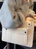Moda de Invierno 2025 Bolso Tote Color Sólido Simple Bolso de Hombro Casual de Gran Capacidad Bolso de Mano para el Viaje Diario
