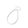 Pulseira Fragmentada de Prata Pura S999 Qianjia, Design de Nicho, Joia de Mão Exquisita, Simples e Versátil, Luxo Leve, Estilo Minimalista de Alta Qualidade