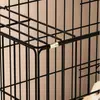 Gaiola para cães de porte médio, ideal para ambientes internos, com separação para necessidades fisiológicas. Perfeita para cães de raças como Corgi, Bichon Frisé e Golden Retriever.