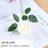 Flor Artificial de Rosa Única com Tecido de Veludo para Casamentos, Dia dos Namorados, Toque Realista, Flor Artificial para Decoração de Cena Doméstica, Atacado