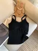 Camisola balletística delicada e sexy com renda emendada, versátil com bojos embutidos, top de alça fino estilo coreano para usar como outer or underwear