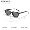 Gafas de sol rectangulares Rain Cross-Border de nuevo estilo con bloques de color únicos para hombres y mujeres, esenciales para fotografía callejera al aire libre y estilismo, Gafas de sol con protección solar