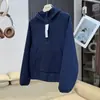Sudadera Informal de Media Cremallera con Capucha Estilo Perezoso Otoño Invierno Mujer 13816