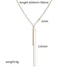 Cadena Cruzada en Forma de Y con Collar de Acero Inoxidable Incrustado de Diamantes, Joyería de Lujo Ligero de Nicho para Mujeres, Cadena Larga de Acero de Titanio con Circonita de Gama Alta