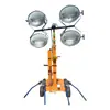 Torre de Iluminação Móvel Tipo Carrinho Hmf953-S Gerador a Diesel Torre de Iluminação de 5m de Altura Iluminação Rodoviária