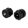 Adaptador de Cabeça Esférica 17mm com Interface de Rosca 1/4, Adaptador Tipo Bola para Suporte de Cabeça Esférica para Celular, Acessórios de Parafuso de Cabeça Redonda