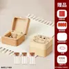 Caja de Colección de Recuerdos de Lanugo de Bebé y Cordón Umbilical Fabricación Conmemoración de los Cien Días y Luna Llena del Recién Nacido Botella de Conservación de Lanugo y Dientes de Bebé