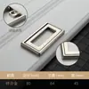 Nova Puxador Oculto para Gaveta Montado na Superfície Preto Puxador de Porta de Guarda-Roupa Dourado Tatami Puxador Plano Invisível
