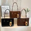 Elegante y casual, gran capacidad, acabado mate, nuevo diseño 2026, bolso tote de moda para ir al trabajo, bolso de hombro y bolso de axila