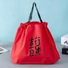 Bolsa Desechable con Cordón para Llevar Empaque Bolsa de Plástico Portátil Bolsa para Ensalada Comida Bolsa de Empaque