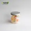 Frasco hermético de PET de 440 ml con tapa de rosca botella de plástico transparente panache powder botella de envasado de medicina tradicional china frasco para pasteles de frutas en conserva