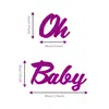 Transfronterizo Nuevo Ohbaby Letras de Fieltro Luna Llena Accesorios para Fotos Decoración de Pared de Dormitorio Pegatinas de Pared Banner de Tela No Tejida