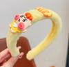 Infantil de pelúcia dos desenhos animados headband meninas bonito princesa cocar bebê faixa de cabelo outono einverno novo super bonito acessórios de cabelo