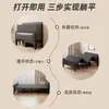 Cama de acero y madera para un solo ocupante, cama sencilla, esencial para la siesta, cama de campaña plegable, cama para siesta en dormitorio, cama con estructura de hierro para adultos